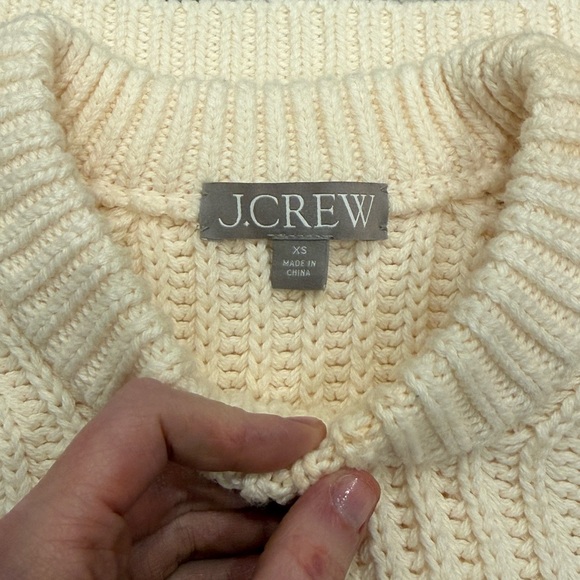 J.Crew Heritage Cotton Fisherman Crewneck Sweater – Women’s XS - Picture 9 of 15